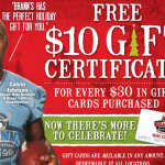 Holiday Gift Card Bonus